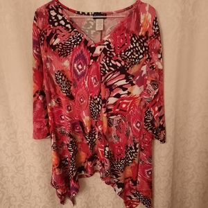 Sharkbite Tunic Abstract Pattern